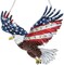 Independence Day Bald Eagle Hanging Diamond Art Kits for Adults, 4th of July Special Shaped Crystal Diamond Painting Kit, DIY Double-Sided Pattern Gem Art Kit for Home Wall Decor 8.3x8.3inch